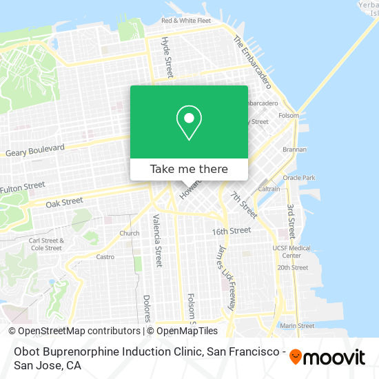 Mapa de Obot Buprenorphine Induction Clinic