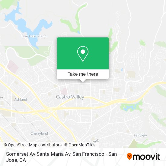 Somerset Av:Santa Maria Av map