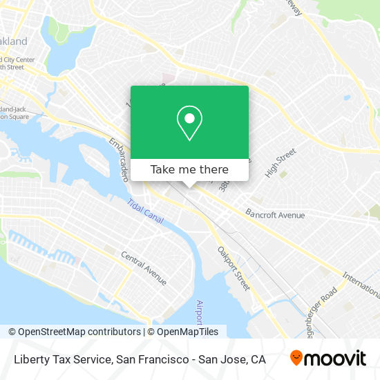 Liberty Tax Service map