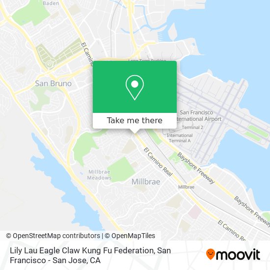 Mapa de Lily Lau Eagle Claw Kung Fu Federation