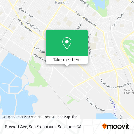 Mapa de Stewart Ave