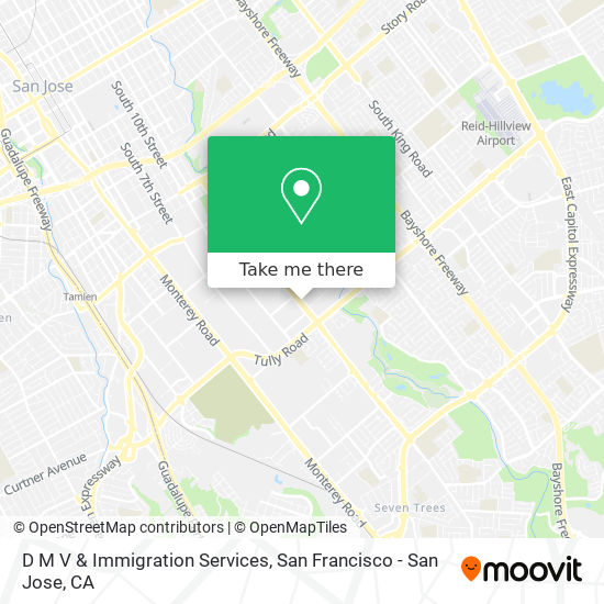 D M V & Immigration Services map