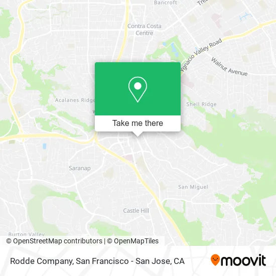 Mapa de Rodde Company