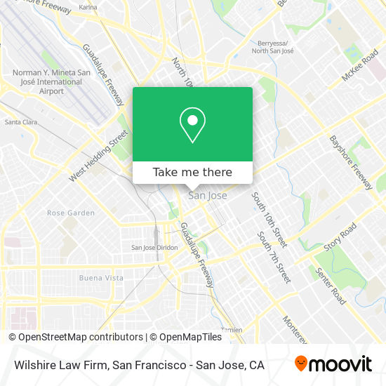 Wilshire Law Firm map