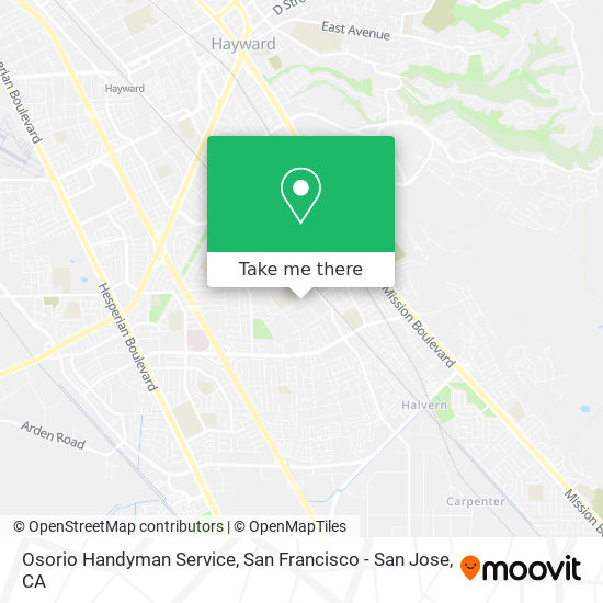 Osorio Handyman Service map