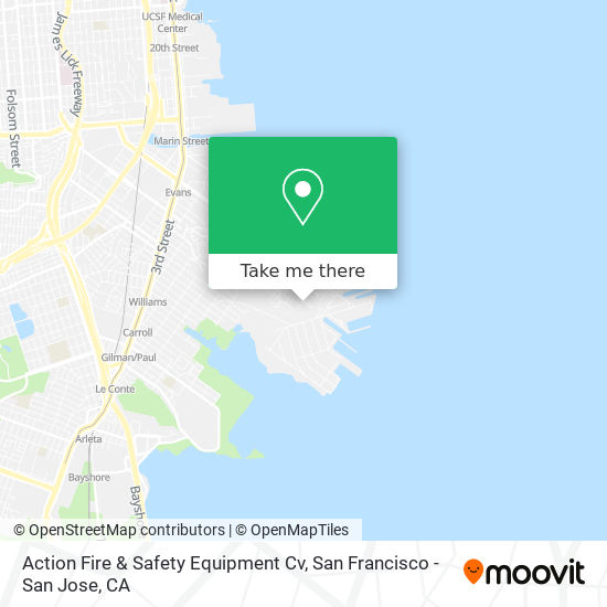 Action Fire & Safety Equipment Cv map