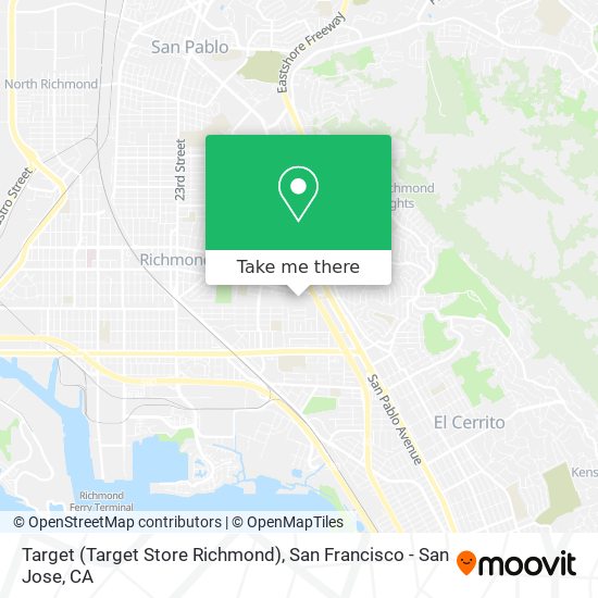 Mapa de Target (Target Store Richmond)