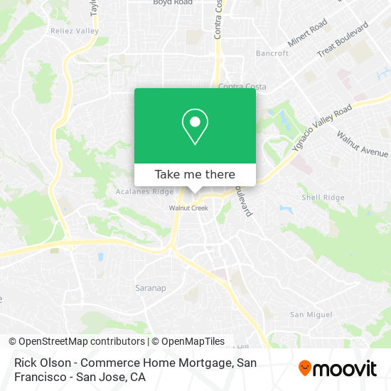 Mapa de Rick Olson - Commerce Home Mortgage