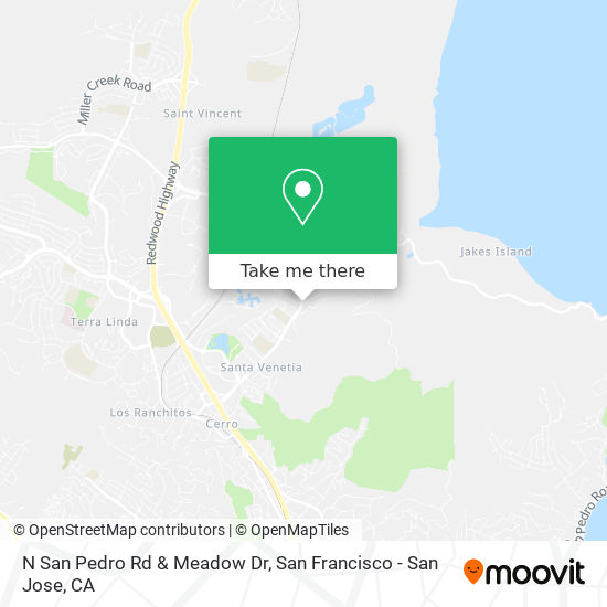 N San Pedro Rd & Meadow Dr map