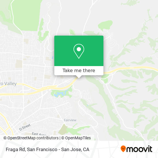 Fraga Rd map