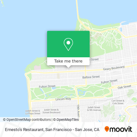 Ernesto's Restaurant map