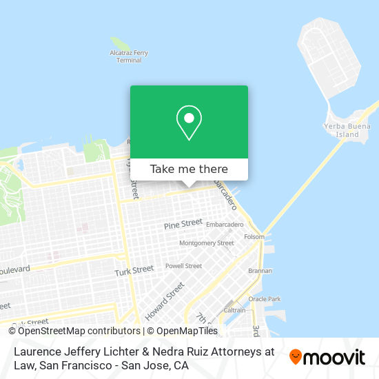 Mapa de Laurence Jeffery Lichter & Nedra Ruiz Attorneys at Law