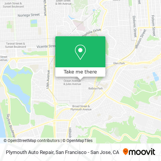 Mapa de Plymouth Auto Repair