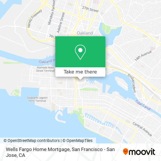 Mapa de Wells Fargo Home Mortgage