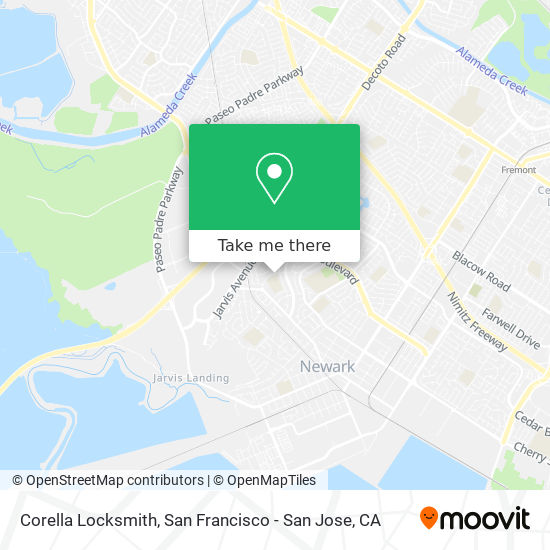 Corella Locksmith map