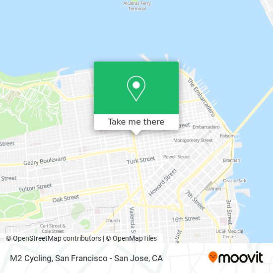 M2 Cycling map