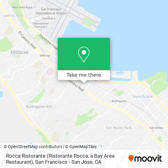 Rocca Ristorante (Ristorante Rocca, a Bay Area Restaurant) map