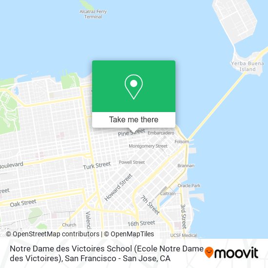 Notre Dame des Victoires School map