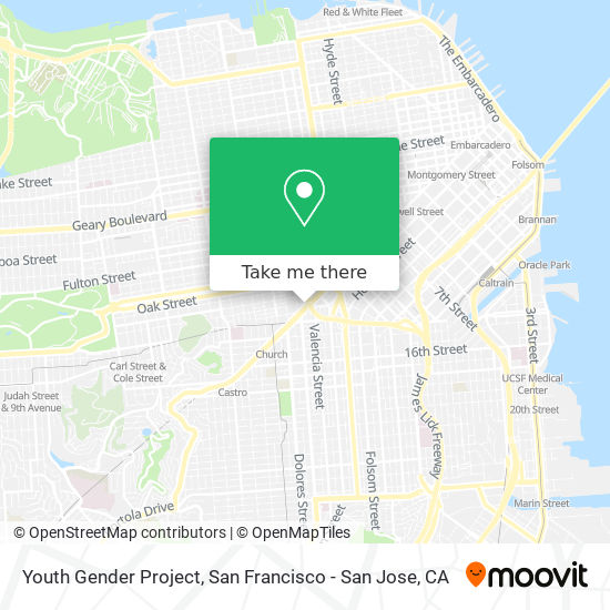 Mapa de Youth Gender Project