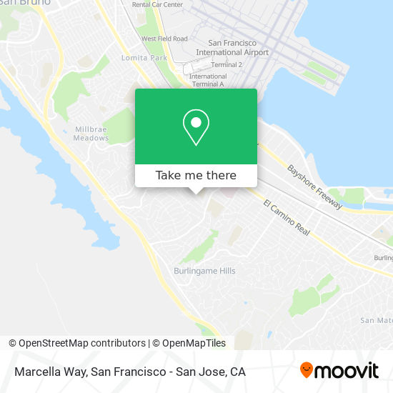 Marcella Way map