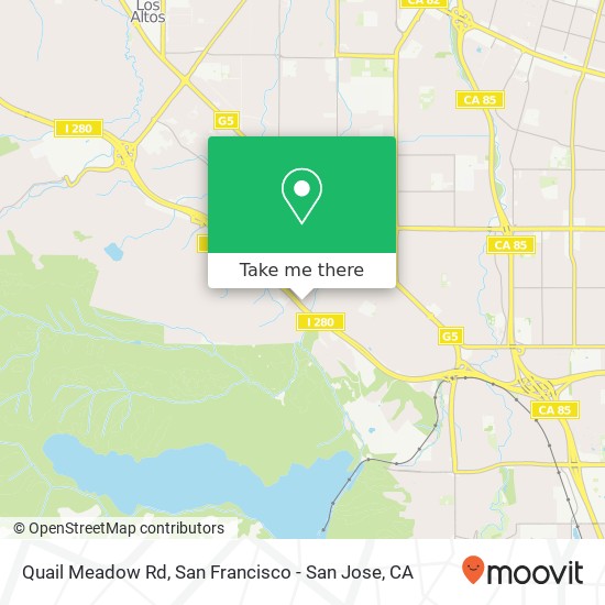 Quail Meadow Rd map