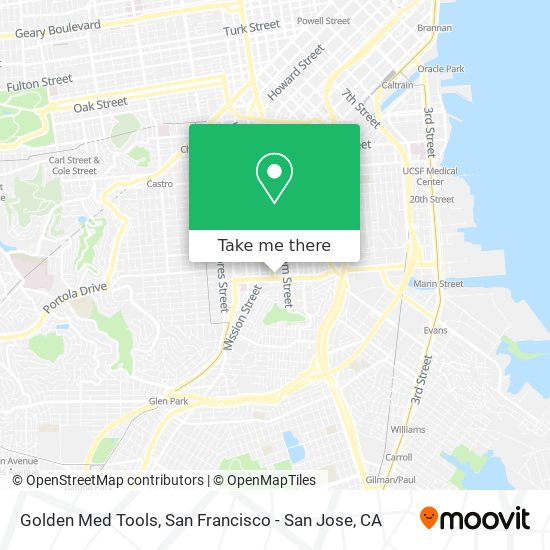 Mapa de Golden Med Tools