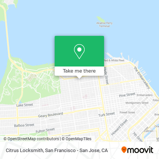 Citrus Locksmith map