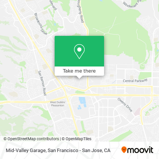 Mid-Valley Garage map