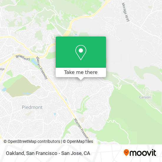Mapa de Oakland