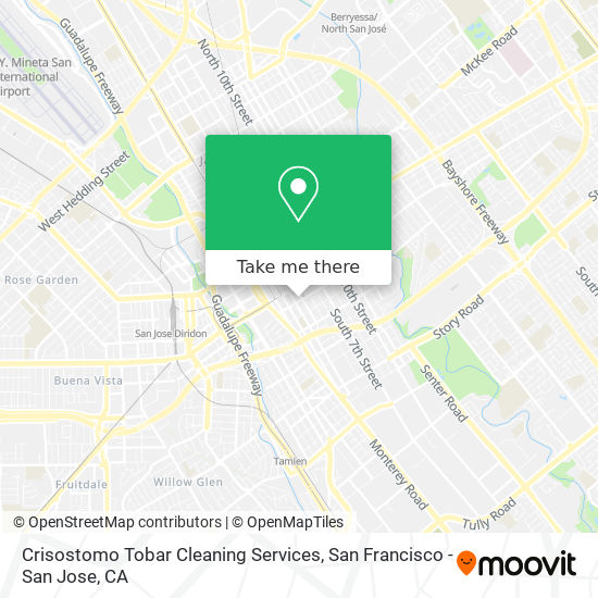 Mapa de Crisostomo Tobar Cleaning Services