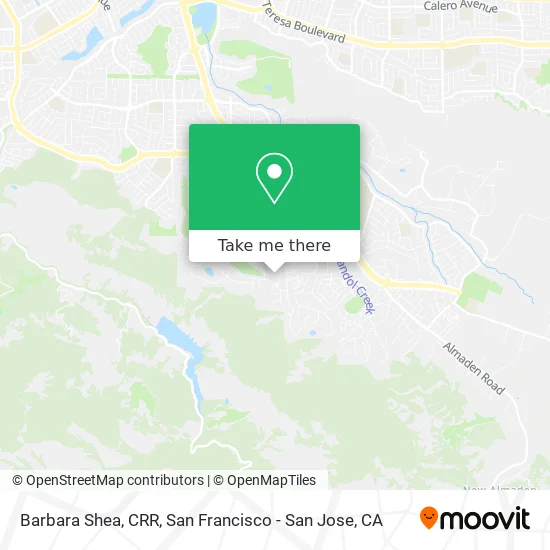 Barbara Shea, CRR map