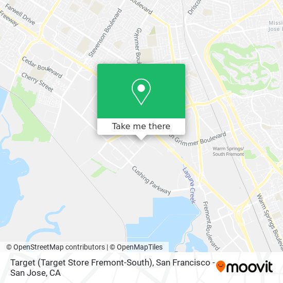 Target (Target Store Fremont-South) map