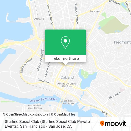 Mapa de Starline Social Club (Starline Social Club Private Events)