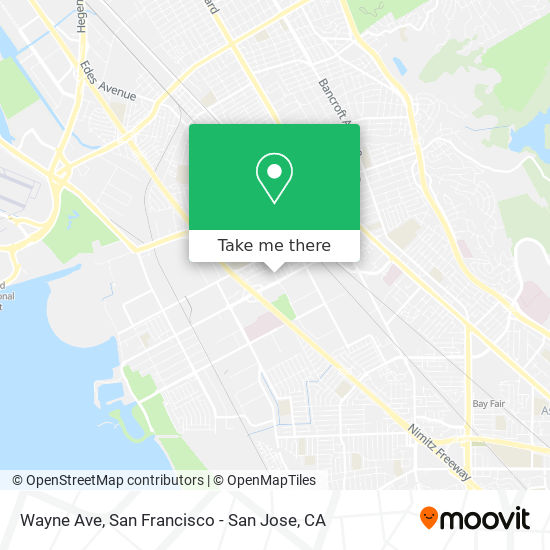 Mapa de Wayne Ave