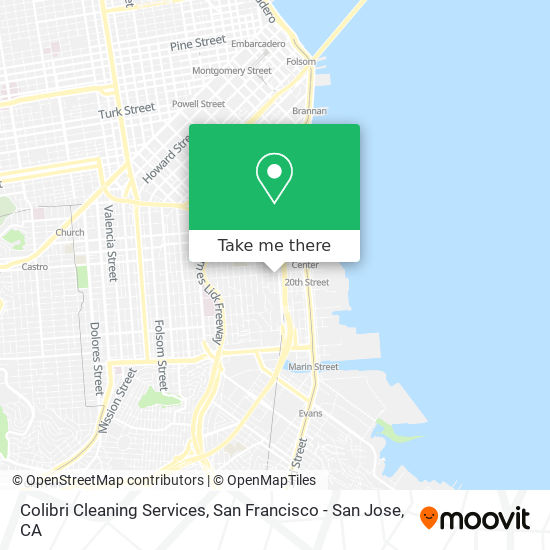 Colibri Cleaning Services map