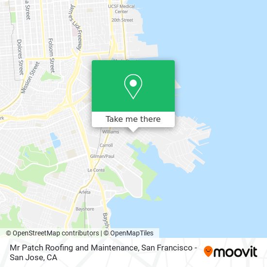 Mr Patch Roofing and Maintenance map