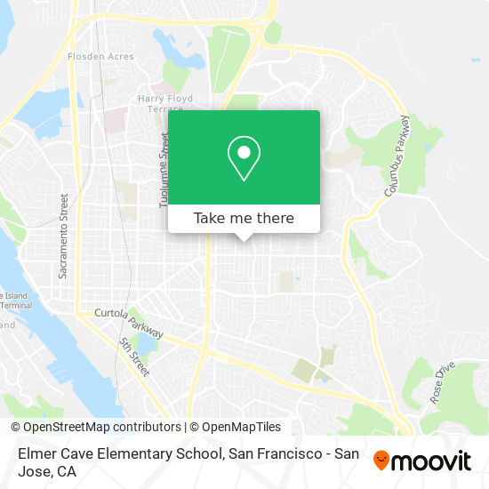 Mapa de Elmer Cave Elementary School