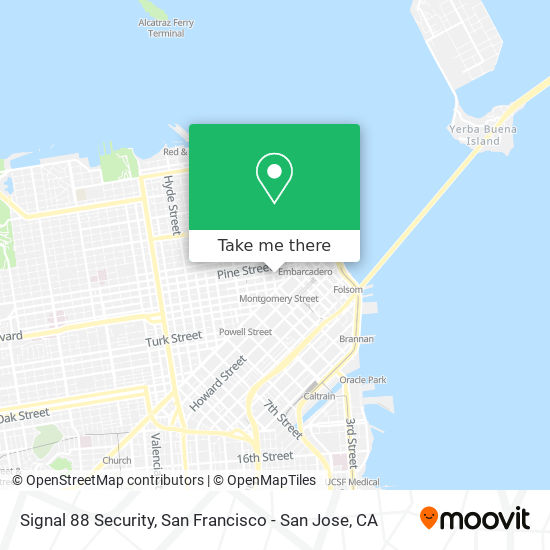 Mapa de Signal 88 Security