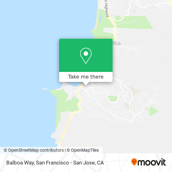 Balboa Way map