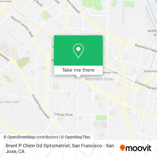 Brent P Chinn Od Optometrist map