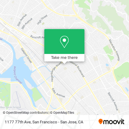 Mapa de 1177 77th Ave