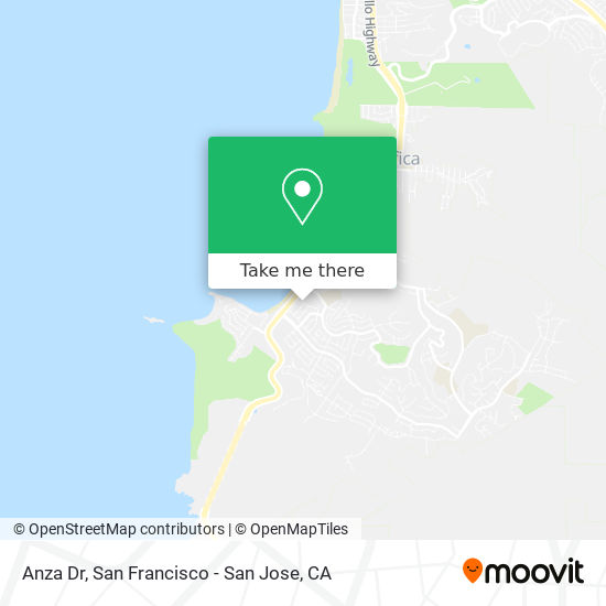 Mapa de Anza Dr