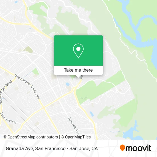 Granada Ave map