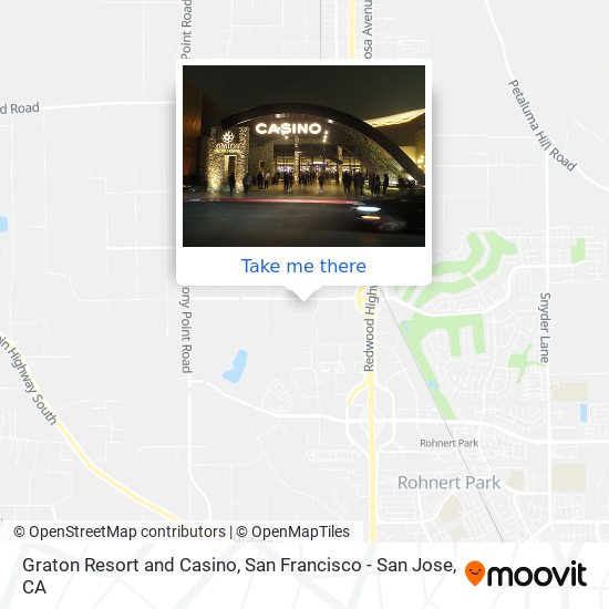 Mapa de Graton Resort and Casino