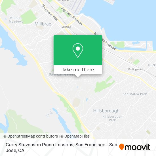 Gerry Stevenson Piano Lessons map