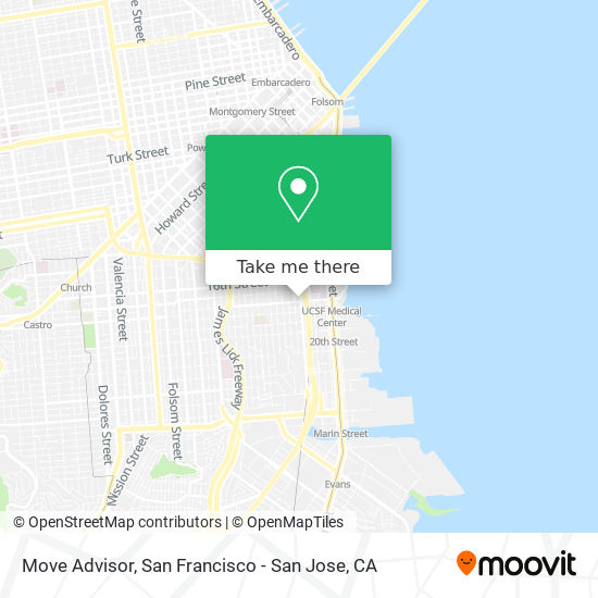 Move Advisor map