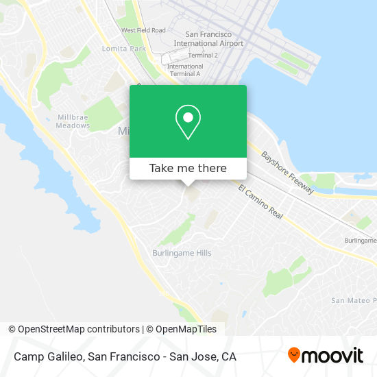 Camp Galileo map