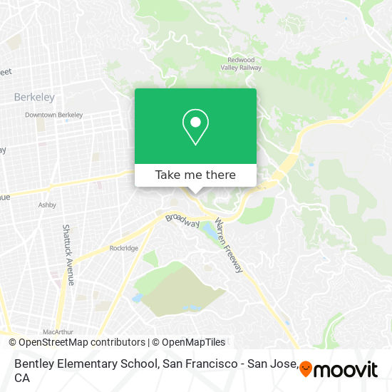 Bentley Elementary School map