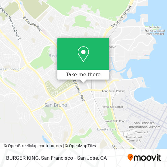 BURGER KING map