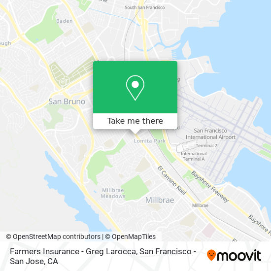 Mapa de Farmers Insurance - Greg Larocca